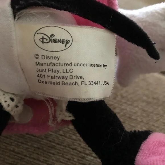 Disney Minnie Mouse Pink Plushie - Picture 2 of 2